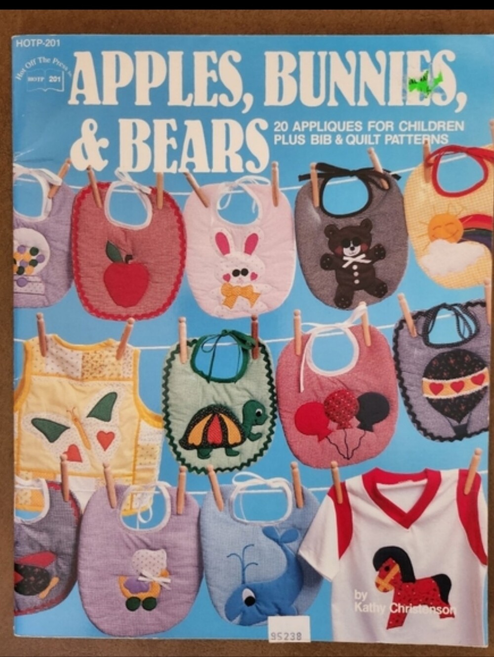 VTG Applique + Bib + Quilt Patterns For Children By Kathy Christenson 1984